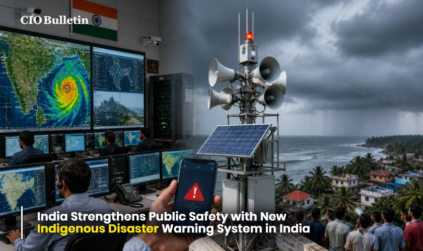 India Strengthens Public Safety with New Indigenous Disaster Warning System in India